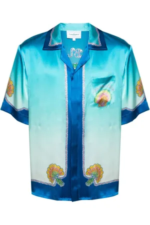 Casablanca Coquillage Seidenhemd
