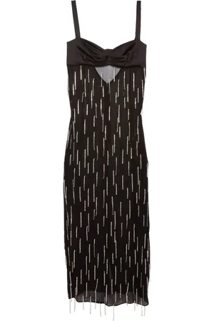 FLEUR DU MAL Dangling Stones Midikleid