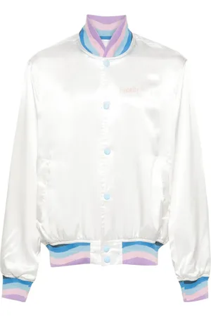 Family First Bomberjacke mit Schwan-Print