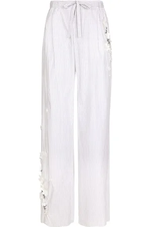 Dolce & Gabbana Hose mit Blumenapplikation