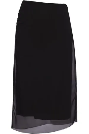 Prada Semi-transparenter Midirock
