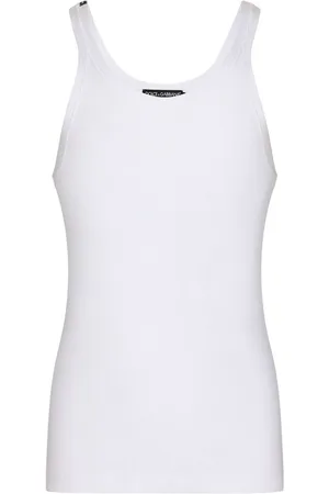 Dolce & Gabbana Fein geripptes Trägershirt
