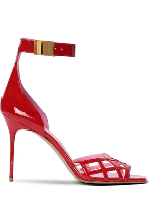 Balmain Uma Sandalen aus Lackleder