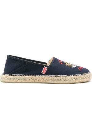 Kenzo Espadrilles mit Tigerstickerei