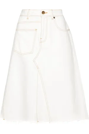Tory Burch Jeansrock im Deconstructed-Look