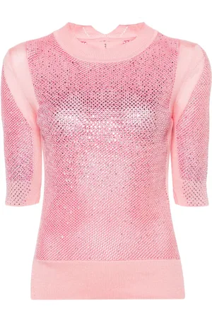 ERMANNO SCERVINO Top mit Kristallen