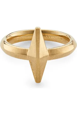 Jimmy Choo Matter Ring mit Logo-Gravur
