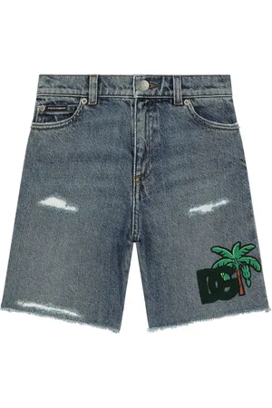 Dolce & Gabbana Jeans-Shorts mit Logo-Applikation
