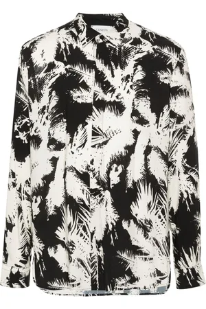 LANEUS Hemd mit abstraktem Print