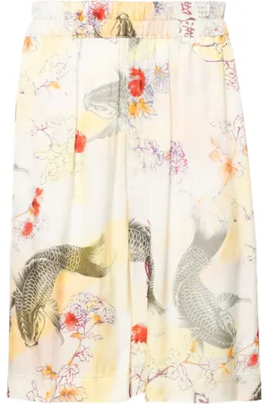 LANEUS Shorts mit grafischem Print