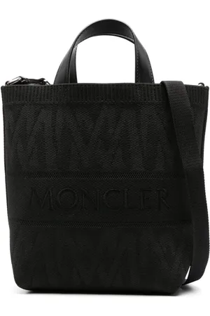 Moncler Gewebter Shopper mit Logo-Stickerei