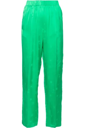 FORTE FORTE Gerade Hose mit Jacquardmuster
