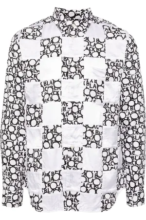 Comme des Garçons Kariertes Hemd mit Logo