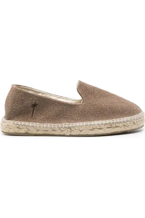 MANEBI Bestickte Espadrilles aus Canvas