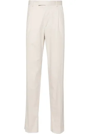 Ermenegildo Zegna Halbhohe Chino aus Popeline