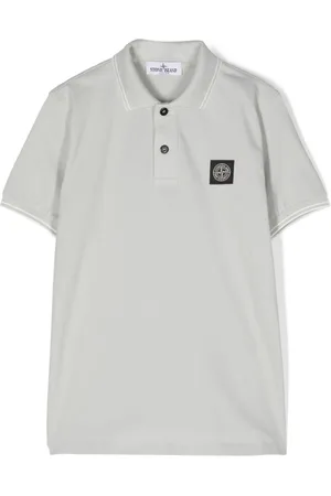 Stone Island Poloshirt mit Kompass-Motiv