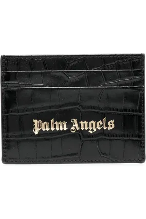 Palm Angels Kartenetui mit Kroko-Effekt
