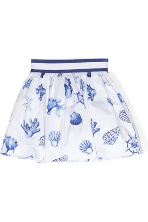 MONNALISA Faltenrock mit grafischem Print