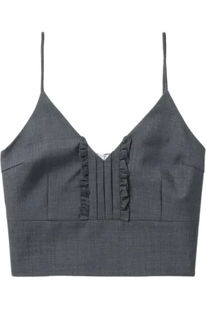 Shushu/Tong Cropped-Top mit V-Ausschnitt