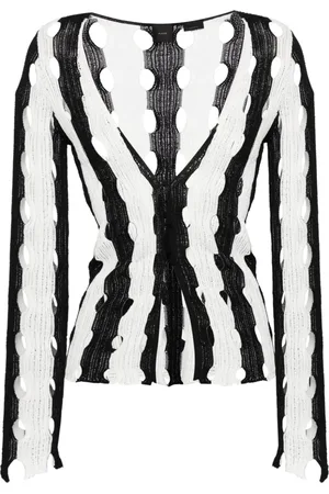 Pinko Havana Cardigan mit Cut-Outs