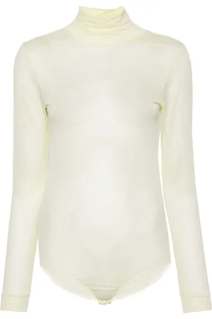 Maison Margiela Transparenter Body mit Ziernähten