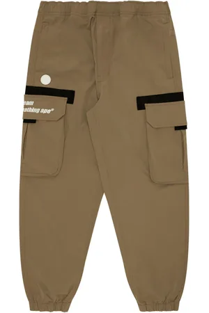 A Bathing Ape Cargohose mit Logo-Print
