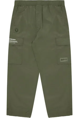 A Bathing Ape Cargohose mit Logo-Print