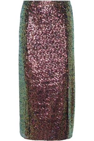 Karl Lagerfeld Midirock mit Pailletten