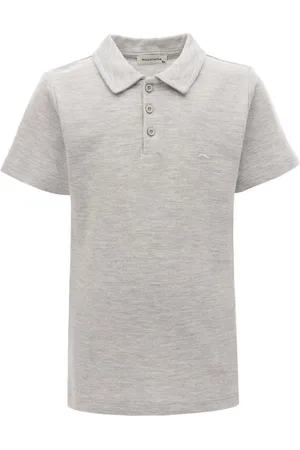 M. Moustache Poloshirt mit meliertem Effekt