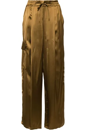 YVES SALOMON Cargohose in Satinoptik