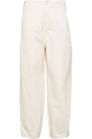 YVES SALOMON Tapered-Hose mit hohem Bund