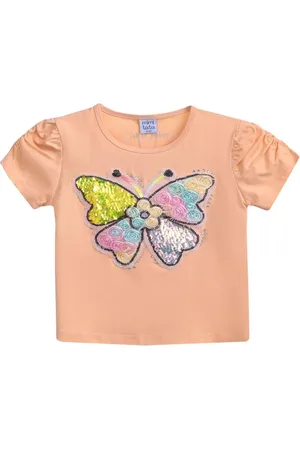Mimi Tutu T-Shirt mit Schmetterling-Applikation