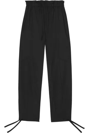 Ganni Hose mit Kordelzug