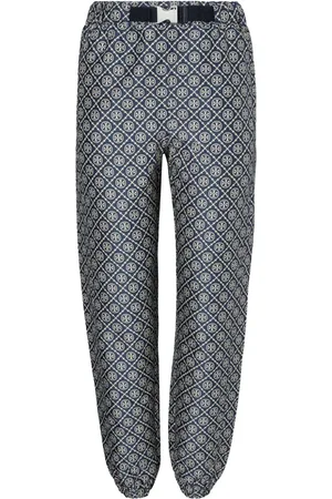 Tory Burch Jacquard-Hose mit T-Monogramm
