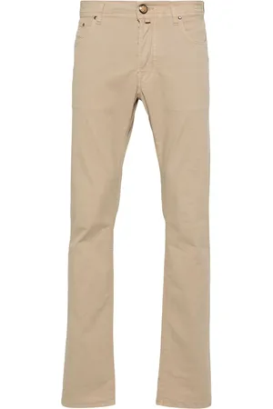 Jacob Cohen Gerade Hose mit Logo-Stickerei