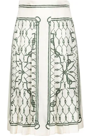 Tory Burch Midirock mit grafischem Print