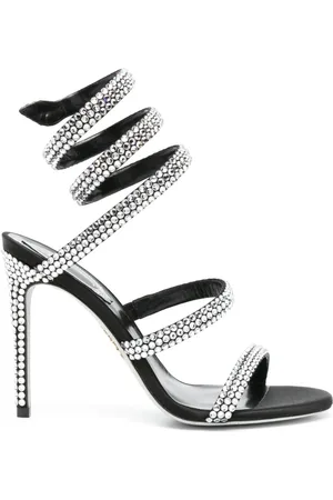 RENE CAOVILLA Cleo Sandalen mit Strass 105mm