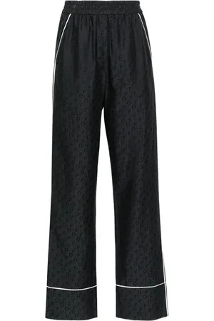 OFF-WHITE Gerade Hose mit Logo-Jacquardmuster