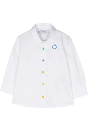 Trussardi Hemd mit Logo-Stickerei