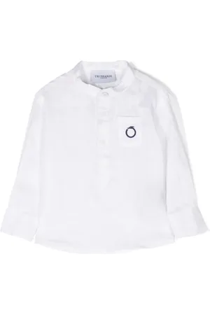 Trussardi Hemd mit Logo-Stickerei