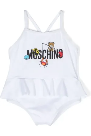 Moschino Badeanzug mit Teddy-Print