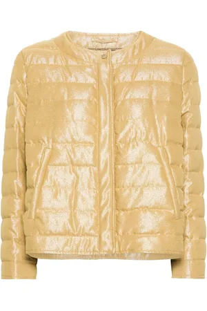 HERNO Gesteppte Daunenjacke mit Lurex