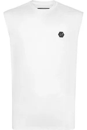 Philipp Plein Trägershirt mit Logo-Applikation