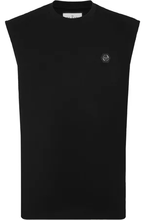 Philipp Plein Trägershirt mit Logo-Applikation