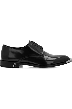 Philipp Plein Derby-Schuhe mit spitzen Nieten
