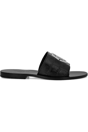 Philipp Plein Sandalen mit Logo-Schild