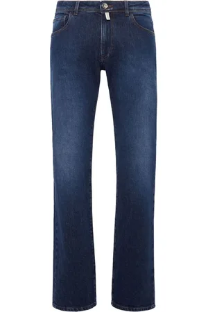 BILLIONAIRE Tief sitzende Straight-Leg-Jeans