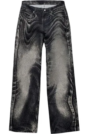 Camper Jeans mit abstraktem Muster