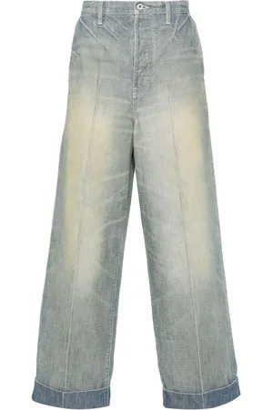 Kenzo Halbhohe Tapered-Jeans