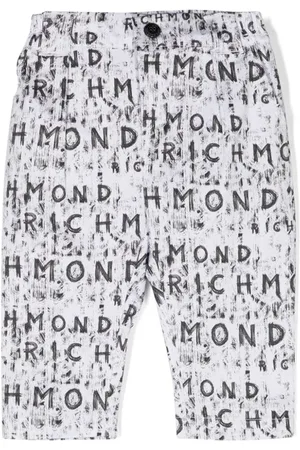 John Richmond Hose mit Logo-Print